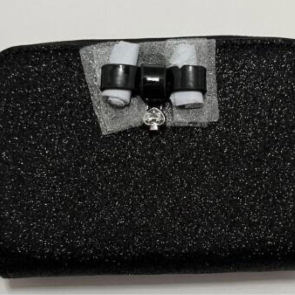 New Kate Spade Glitter, Small Zip Around Wallet Credit Card